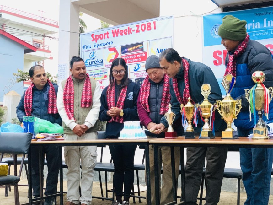 भिक्टोरिया इन्टरनेशनल कलेज दाङमा बीबीएतर्फको खेलकुद सप्ताह सुरु