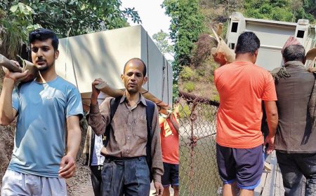 अलपत्र सडक शिक्षकको काँधमा दराज